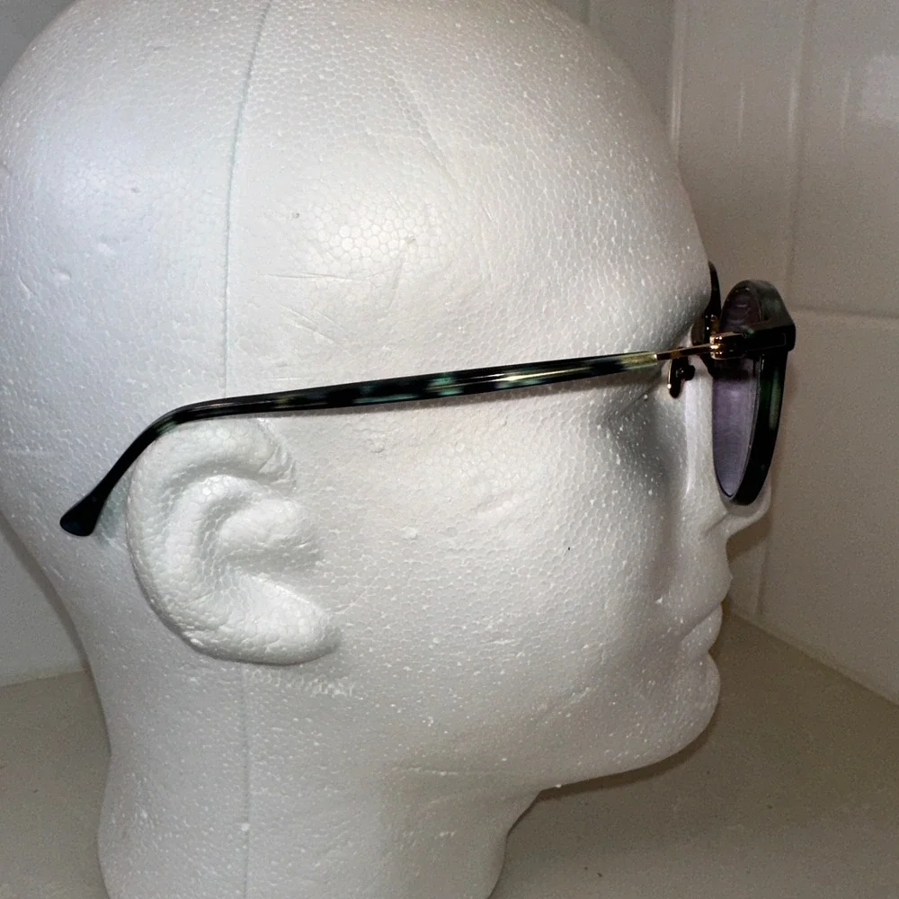 Eyebuydirect Aloft Frames 48-21-142 Gold/Green Tortoise Unisex Designer Eyewear‎